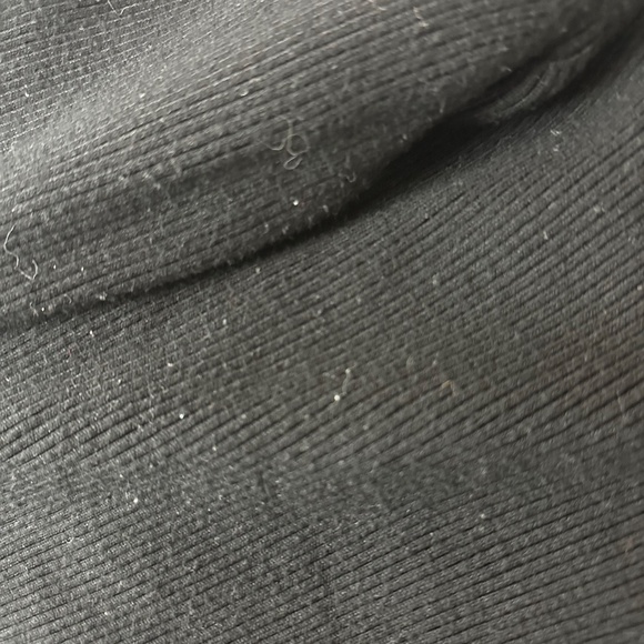 Lot (2) Express Sweater Midi Dress Sz XL 14 16 Ivory Black Ribbed Turtleneck - Picture 4 of 6